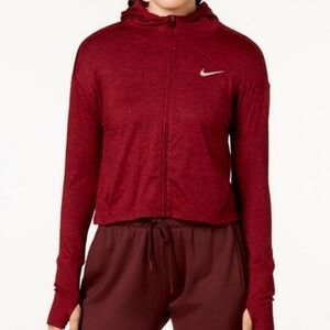 Nike Maroon Full-Zip Hoodie